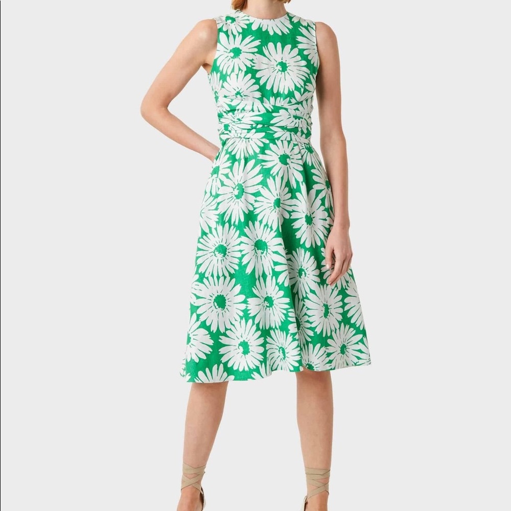 Twitchill Linen Fit and Flare Dress
